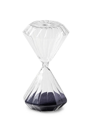 Bitossi Home ribbed glass hourglass - White