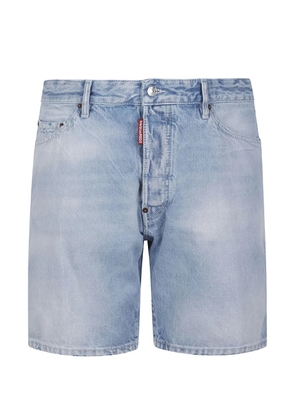 DSQUARED2 faded denim shorts - Blue