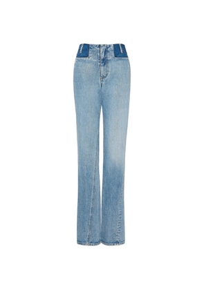 Maison Margiela patchwork slim-fit jeans - Blue