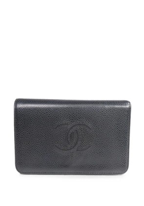 CHANEL Pre-Owned CC-stitched wallet - Black