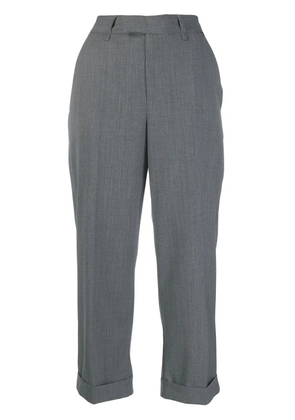 TWINSET cropped wool trousers - Grey