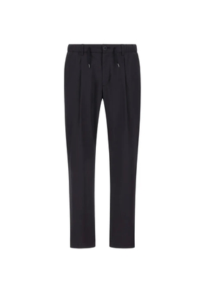 Herno drawstring pleated trousers - Blue