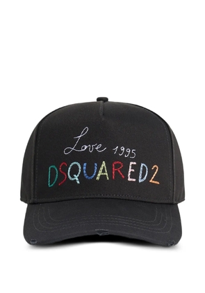 DSQUARED2 Dsquared2-logo baseball cap - Black