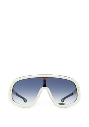 Carrera Flaglab 17 shield sunglasses - White