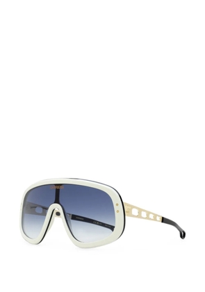 Carrera Flaglab 17 shield sunglasses - White