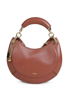 Chloé small Banana leather tote bag - Brown