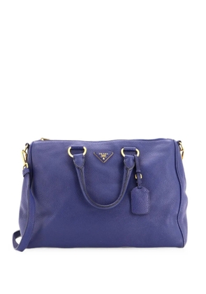 Prada Pre-Owned Convertible Boston Bag Vitello Daino Medium satchel - Blue