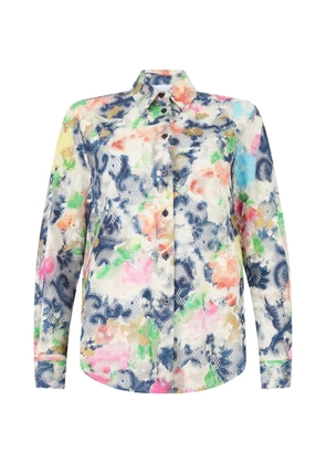 Moschino floral-print shirt - White