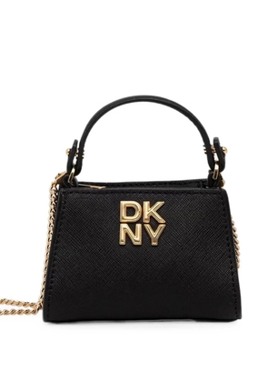 DKNY Foster logo-plaque crossbody bag - Black