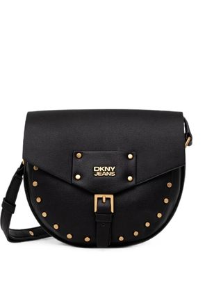 DKNY Payton stud-embellished shoulder bag - Black