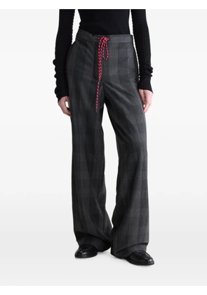 Bellerose Solene check-pattern trousers - Grey