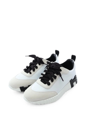 Hermès Pre-Owned leather low-top sneakers - White