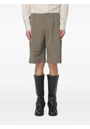 OUR LEGACY Ponte knee-length shorts - Green