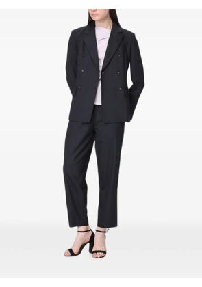 Tela double-breasted blazer - Black