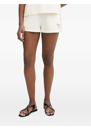 Karl Lagerfeld logo-print drawstring shorts - Neutrals