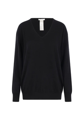 The Row Onofre V-neck cashmere sweater - Black