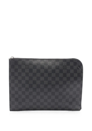 Louis Vuitton Pre-Owned 2017 GM Jules Damier Graphite pouch - Black
