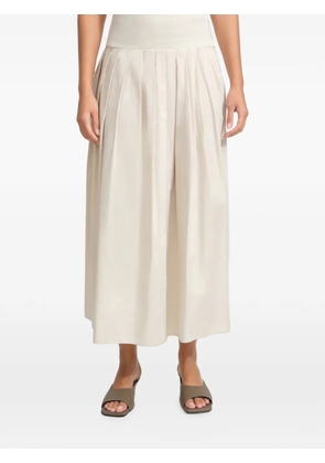 Marcella Kenmare pleated maxi skirt - Neutrals