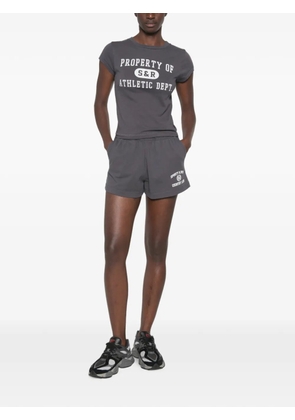 Sporty & Rich logo-print T-shirt - Grey