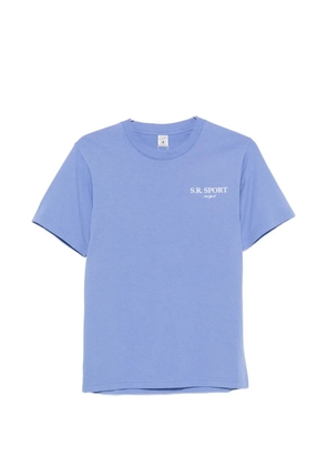 Sporty & Rich logo-print T-shirt - Blue