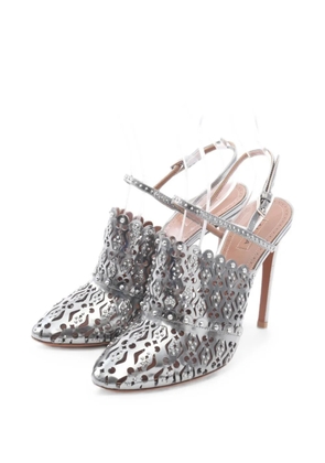 Alaïa Pre-Owned punching studs sandals - Silver