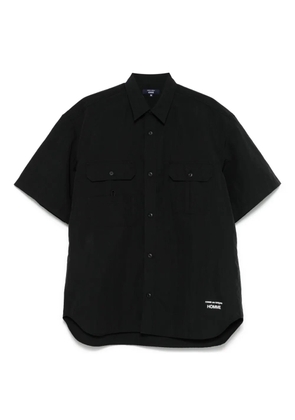 Comme des Garçons Homme logo-embroidered shirt - Black