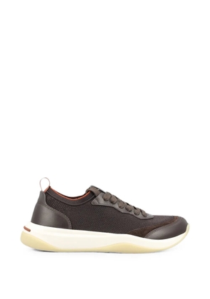 Loro Piana 410 LP Walk panelled mesh sneakers - Brown