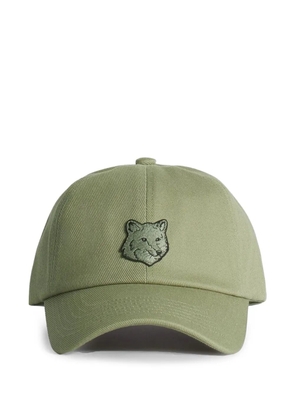 Maison Kitsuné Fox Head cap - Green