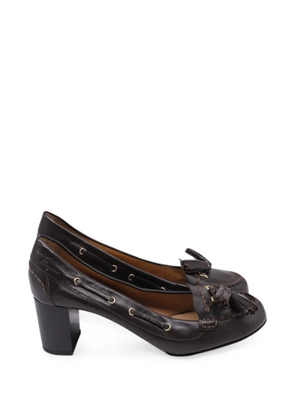 Ferragamo Pre-Owned tassel pumps - Brown