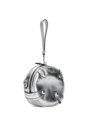 Moschino metallic-effect shoulder bag - Silver