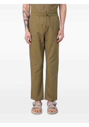 Colmar drawstring straight-leg trousers - Green