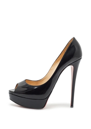 Christian Louboutin Pre-Owned New Very Privé peep-toe platform pumps - Black