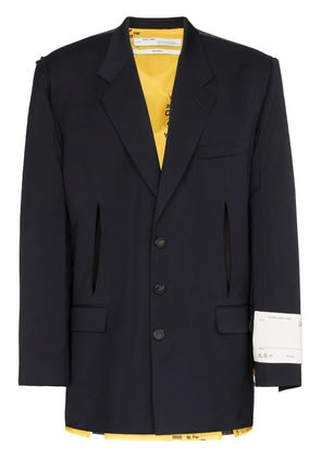 Off-White deconstructed tailored blazer - Black