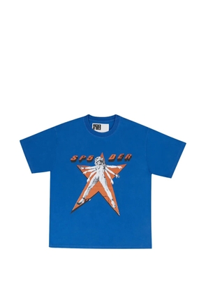 SP5DER Star Girl short-sleeve T-shirt - Blue