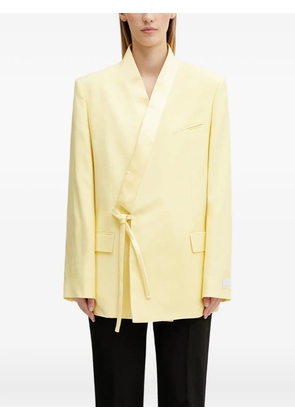 Kenzo wrap-style blazer - Yellow