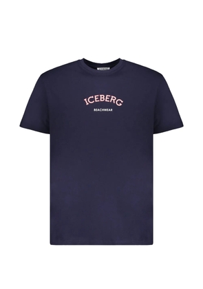 Iceberg logo-print short-sleeve T-shirt - Blue