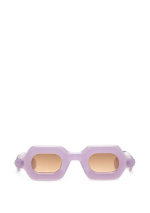 Paloceras Pebble geometric-frame sunglasses - Purple
