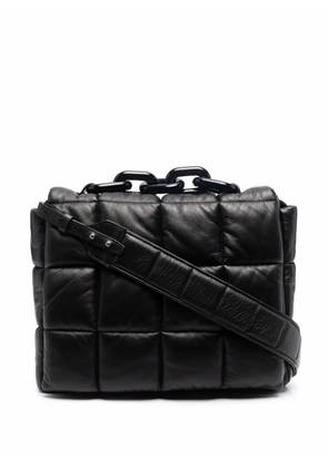 Vic Matie Nappaty quilted shoulder bag - Black