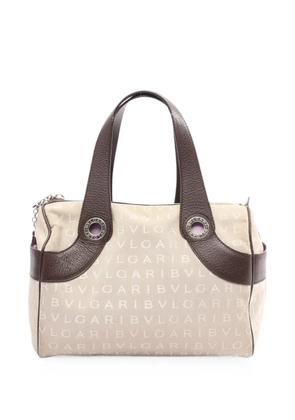 Bvlgari Pre-Owned 2000s Logomania tote bag - Neutrals