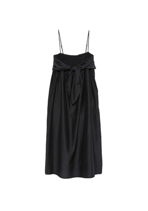 Vince bow-detail midi dress - Black