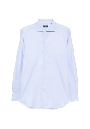 Finamore 1925 Napoli spread-collar button-up shirt - Blue