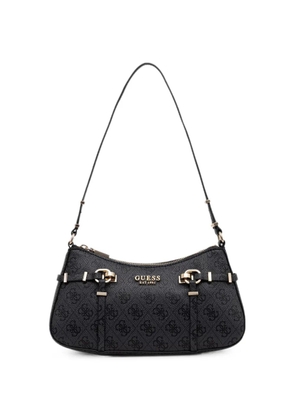 GUESS USA Leona monogram-print shoulder bag - Black