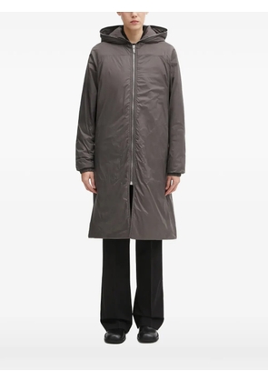 Rick Owens DRKSHDW hooded zip-up windbreaker coat - Grey
