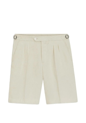 BOSS pleated side-adjuster shorts - Neutrals