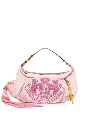 Juicy Couture logo-embroidered shoulder bag - Pink