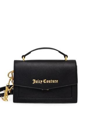 Juicy Couture logo-plaque charm-detail cross body bag - Black