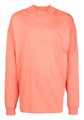 FEAR OF GOD ESSENTIALS logo-embossed long-sleeve T-shirt - Orange