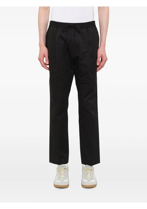 Juun.J drawstring elasticated trousers - Black