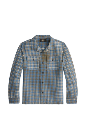 Ralph Lauren RRL check-pattern cotton shirt - Blue