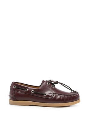 Toga Pulla embellished leather loafers - Red